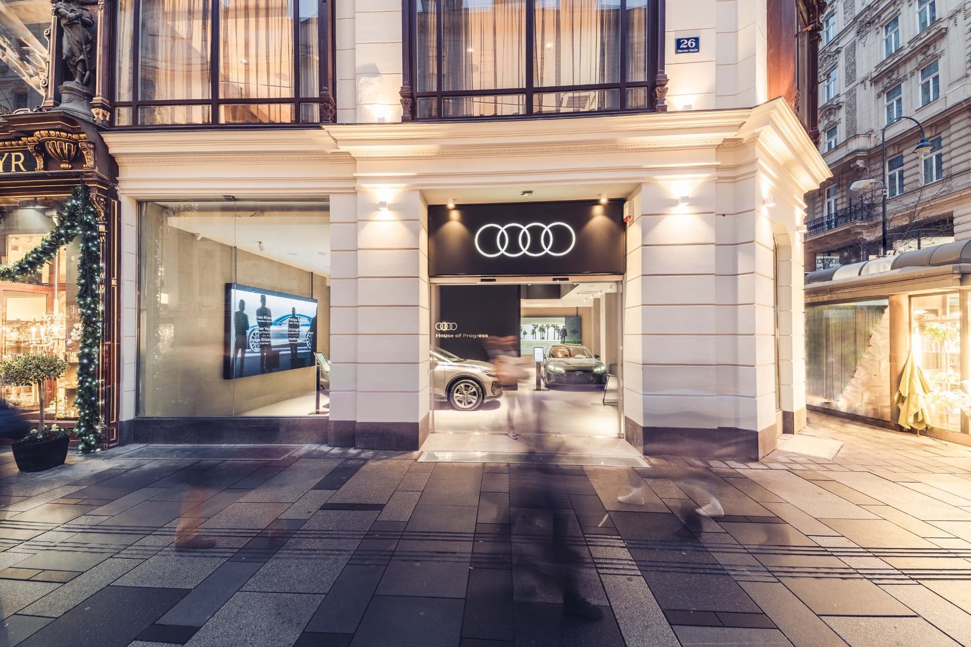 Audi House of Progress – MOONCITY Vienna, brand space in Vienna city center